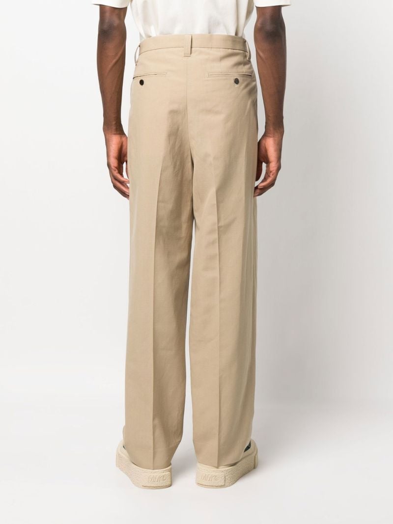 Neutral Mccloud Tailored Trousers