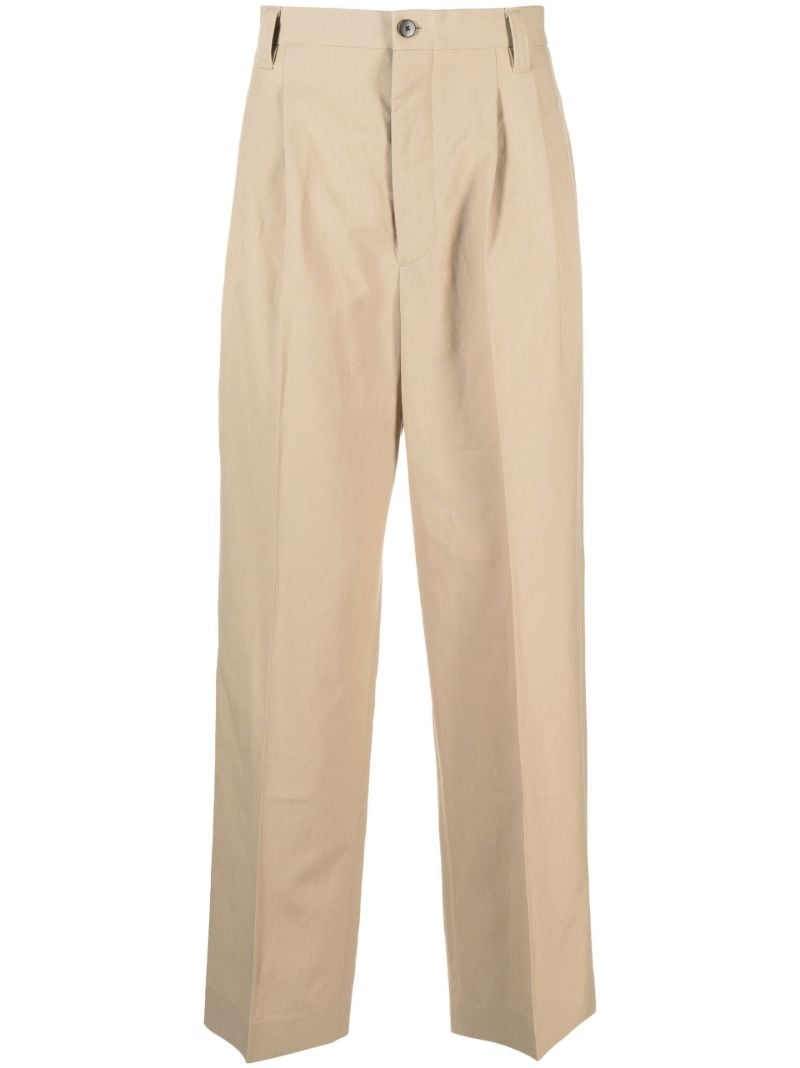 Neutral Mccloud Tailored Trousers