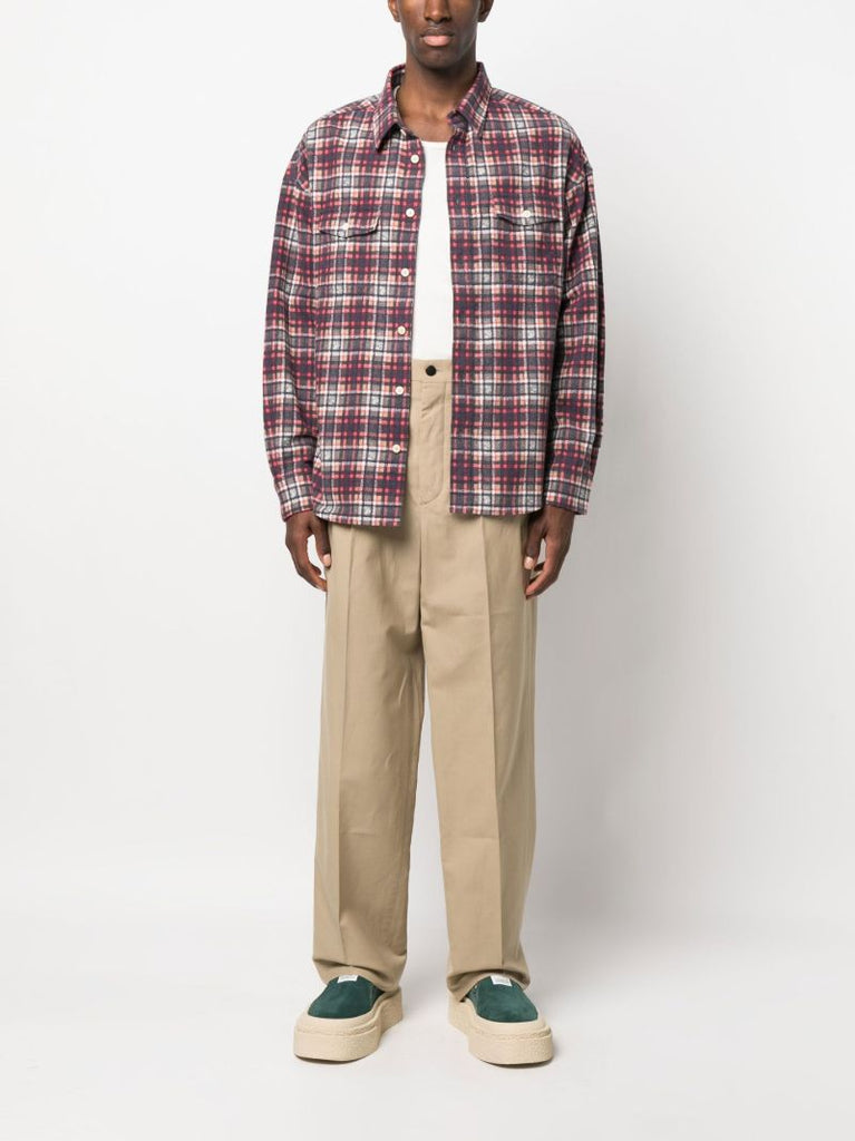 Neutral Mccloud Tailored Trousers
