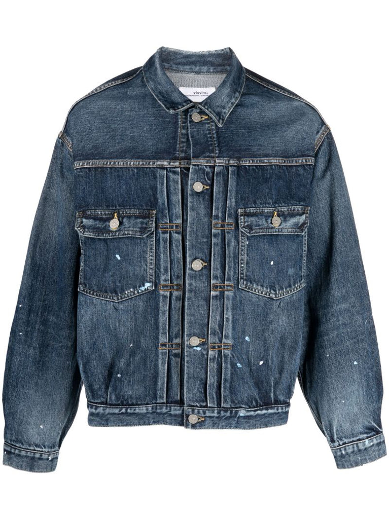 Blue Ss 101xx Dmgd-1010 Denim Jacket