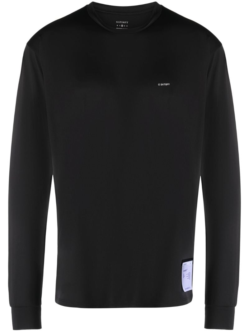 Black Auralite Long Sleeved T-shirt