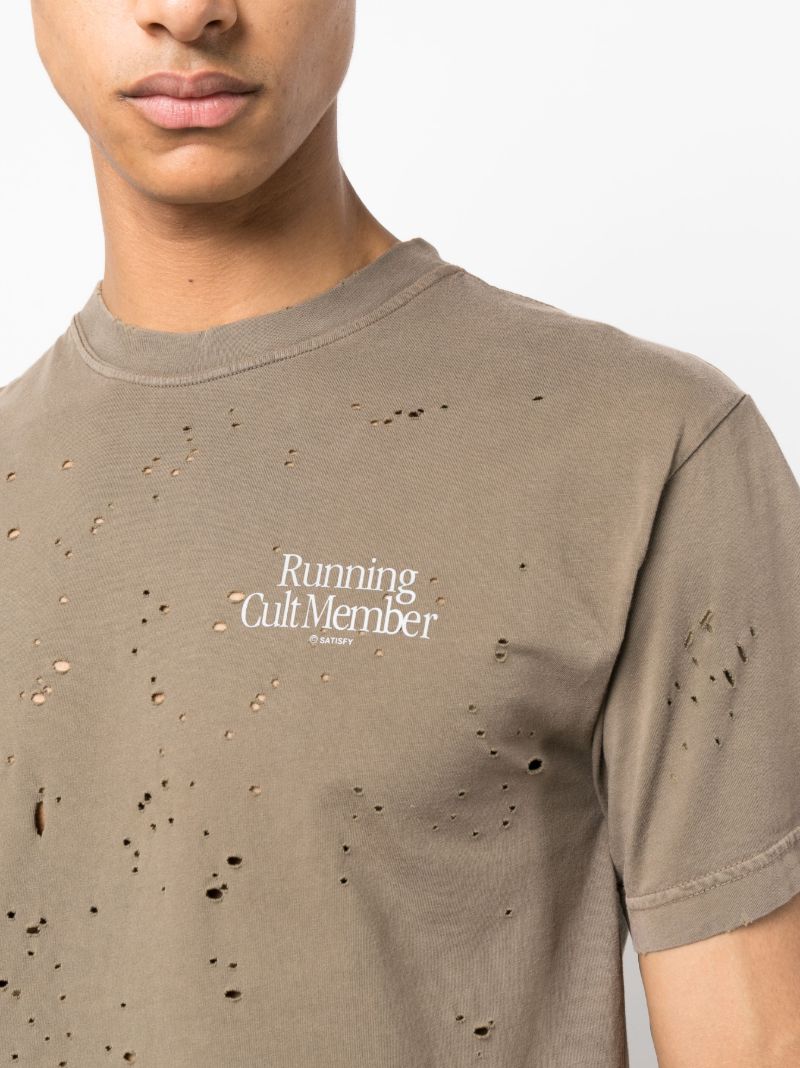 Brown Mothtech Running T-shirt