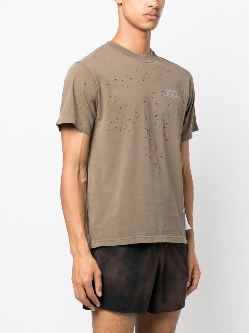 Brown Mothtech Running T-shirt