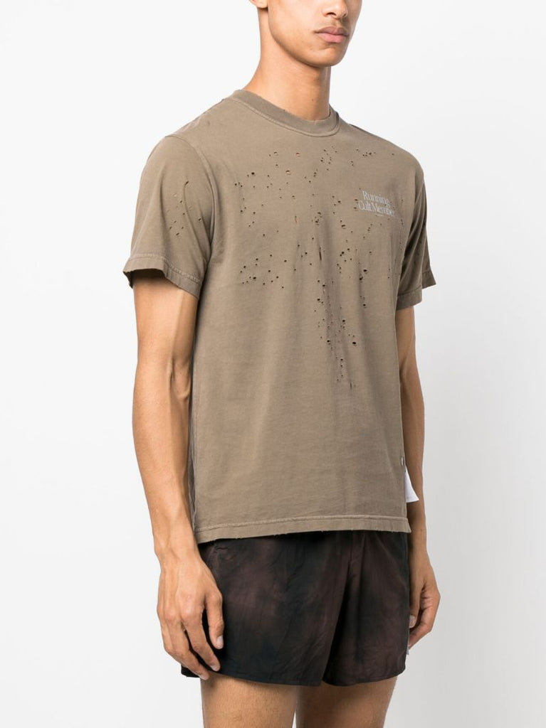Brown Mothtech Running T-shirt