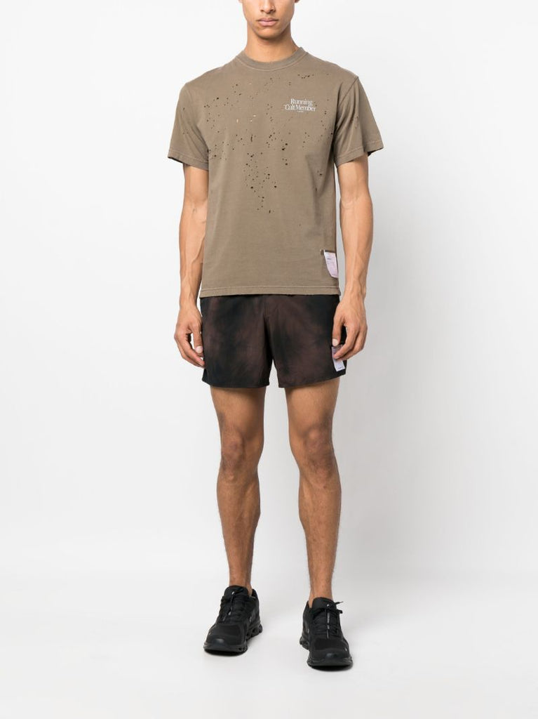 Brown Mothtech Running T-shirt