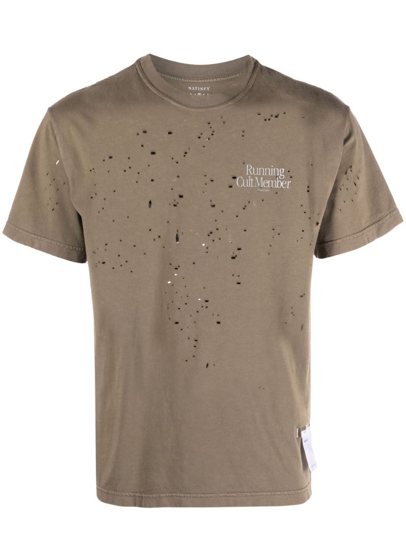 Brown Mothtech Running T-shirt