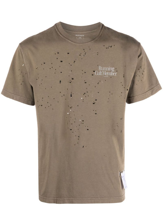 Brown Mothtech Running T-shirt