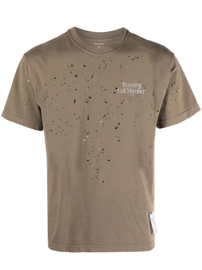 Brown Mothtech Running T-shirt