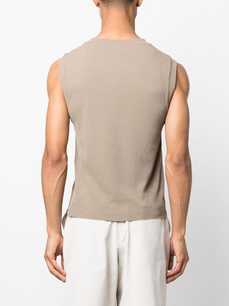 Brown Aura3d Singlet Base Layer Vest