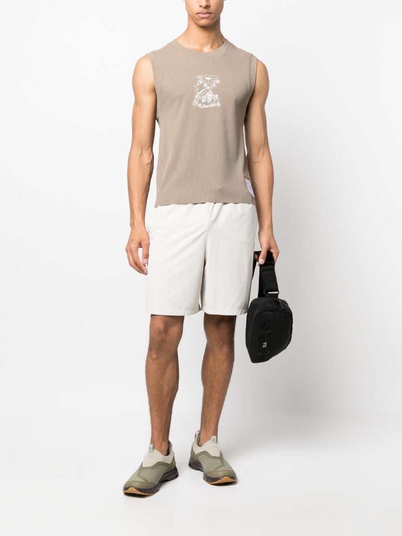 Brown Aura3d Singlet Base Layer Vest