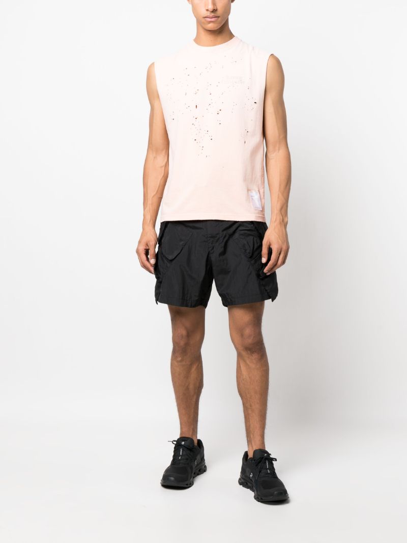 Pink Mothtech Muscle Tee Vest