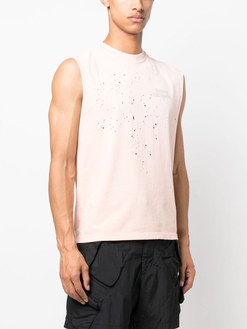 Pink Mothtech Muscle Tee Vest