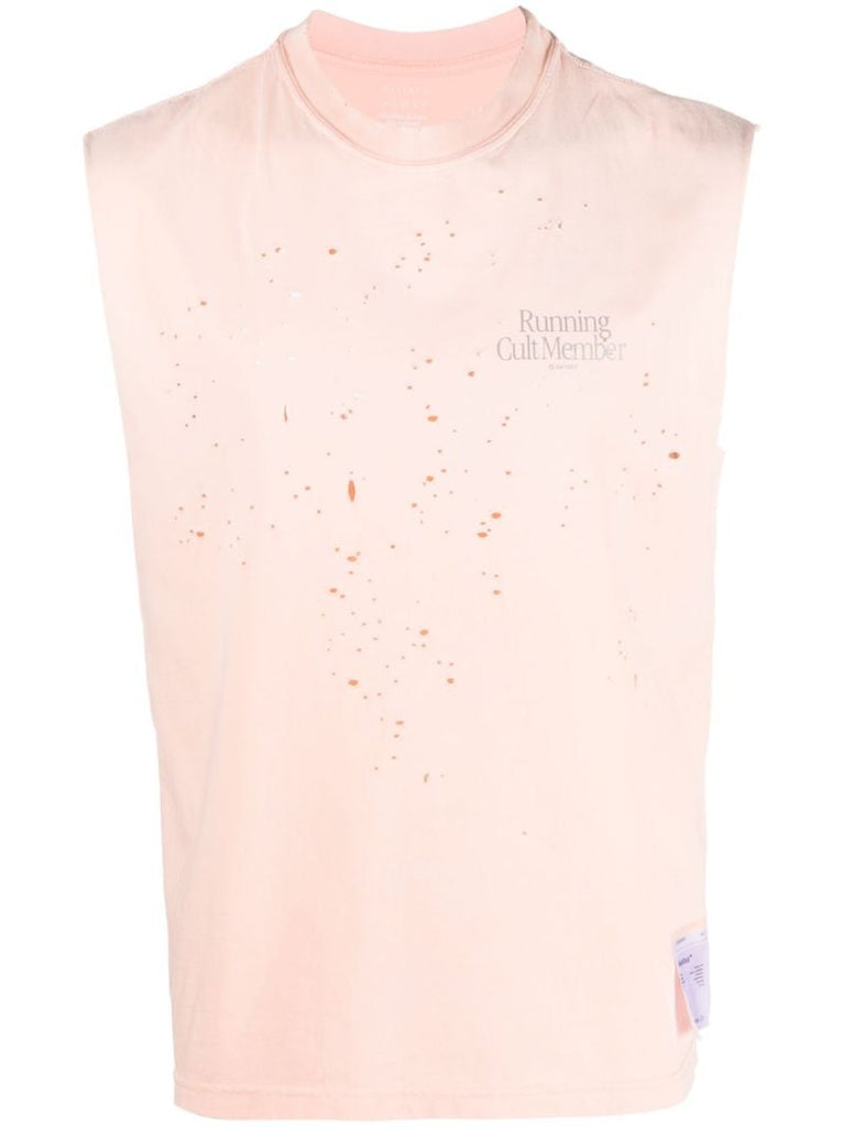 Pink Mothtech Muscle Tee Vest