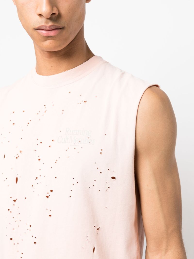 Pink Mothtech Muscle Tee Vest
