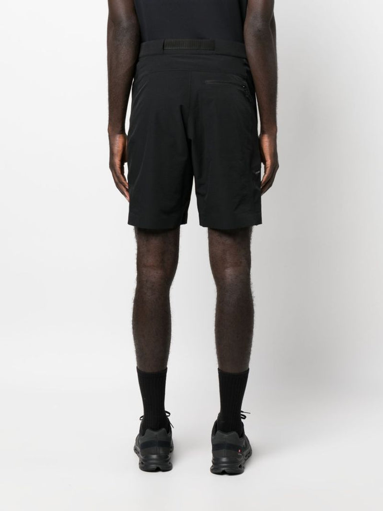Black Peaceshell Solotex Hiking Shorts
