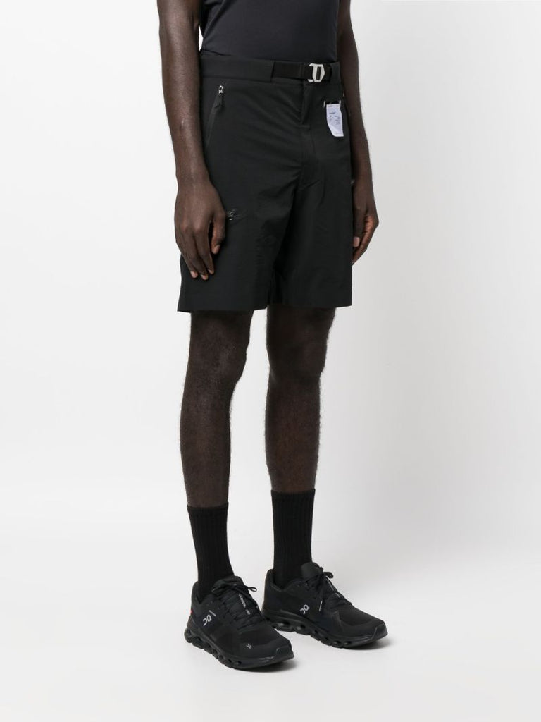 Black Peaceshell Solotex Hiking Shorts