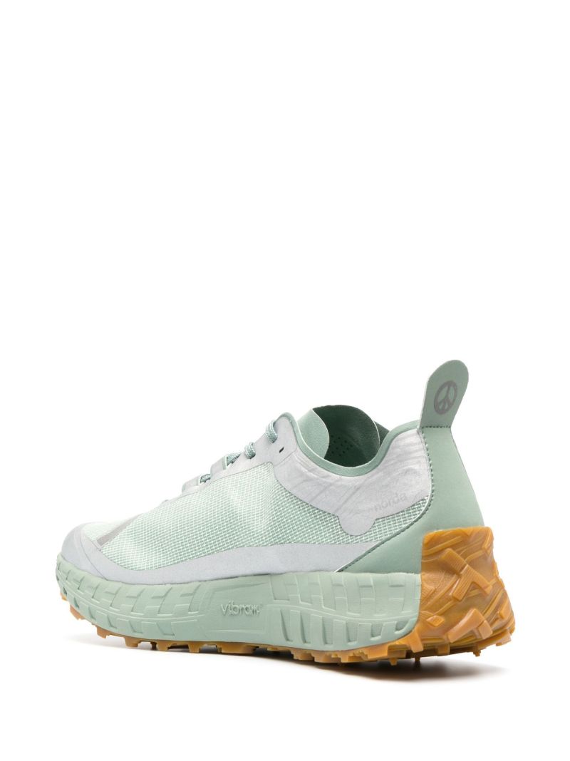 X Norda Green Mesh Low-top Sneakers