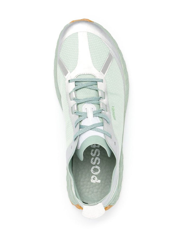 X Norda Green Mesh Low-top Sneakers