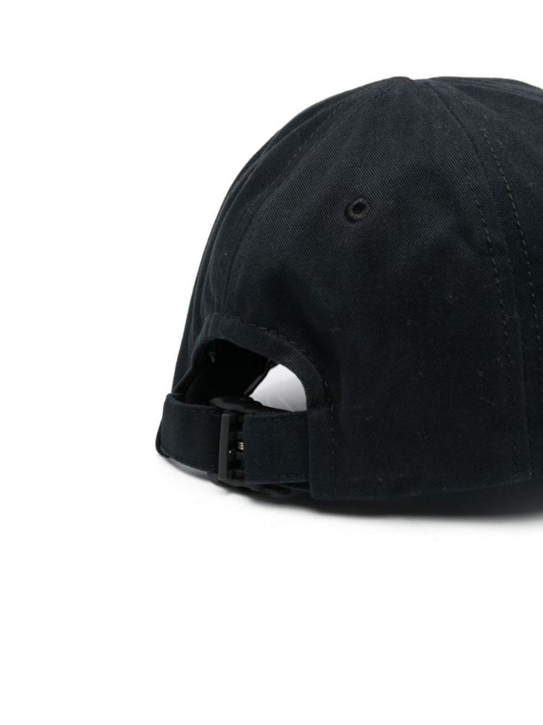 Black Printed Thunder Graphic Cap