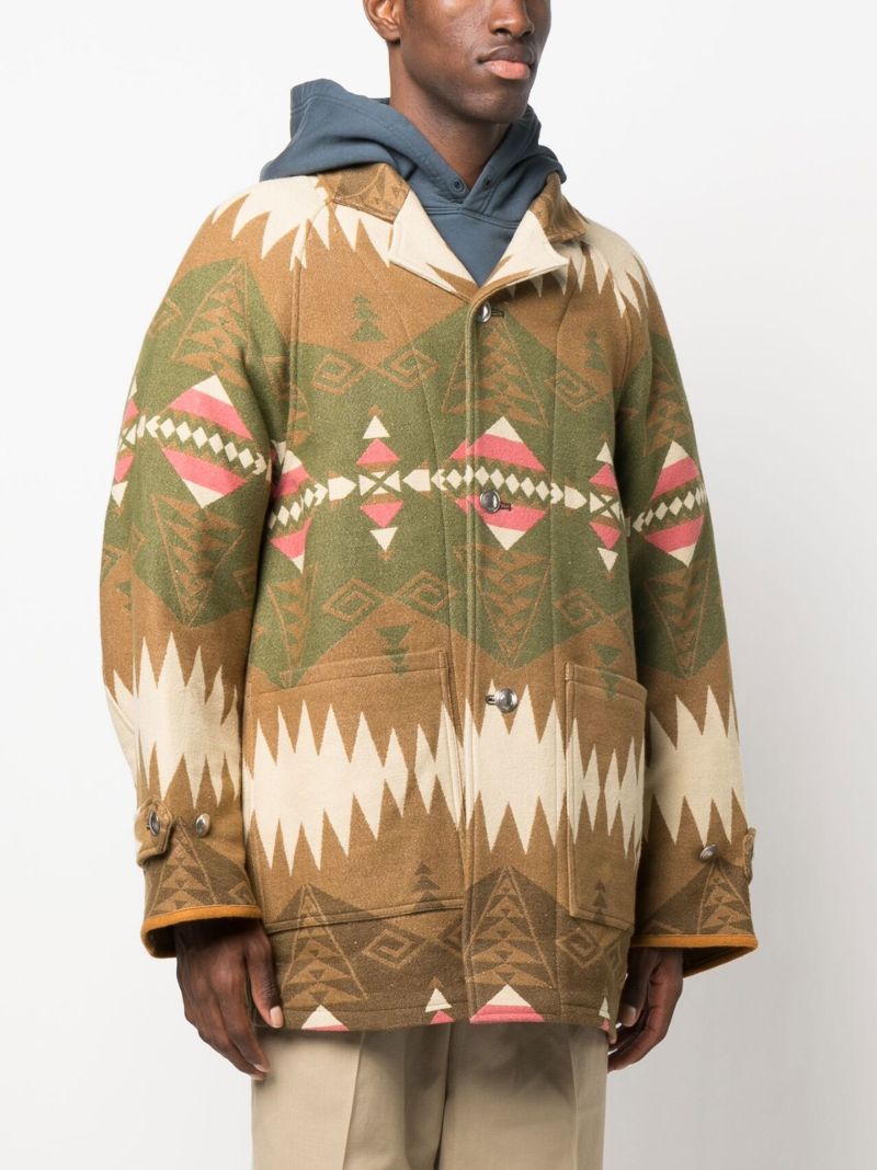 Green Hopiland Single-breasted Coat