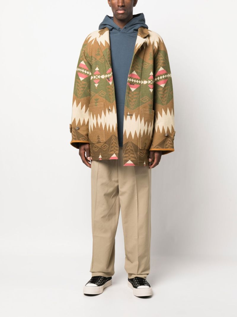 Green Hopiland Single-breasted Coat
