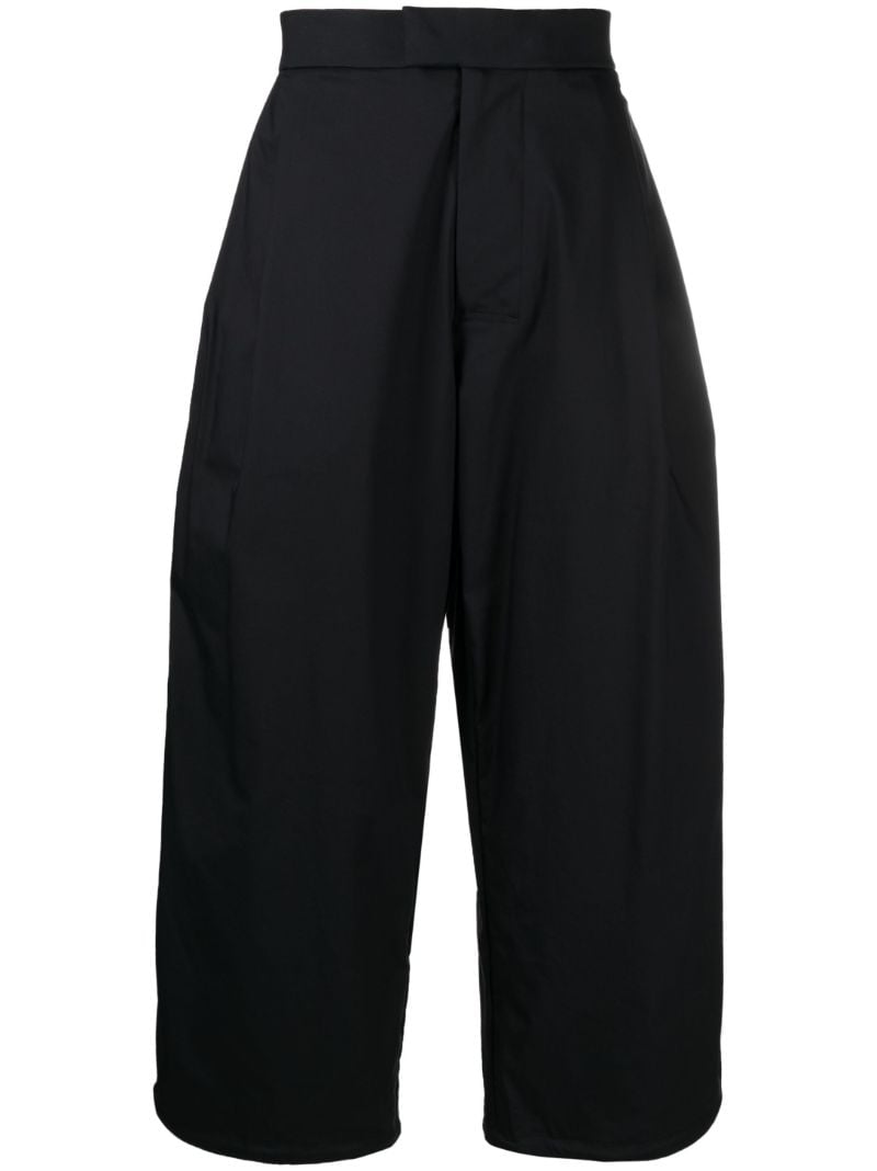 Black Micro Twill Trousers