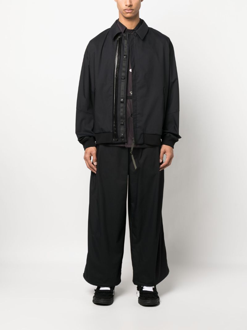 Black Micro Twill Trousers