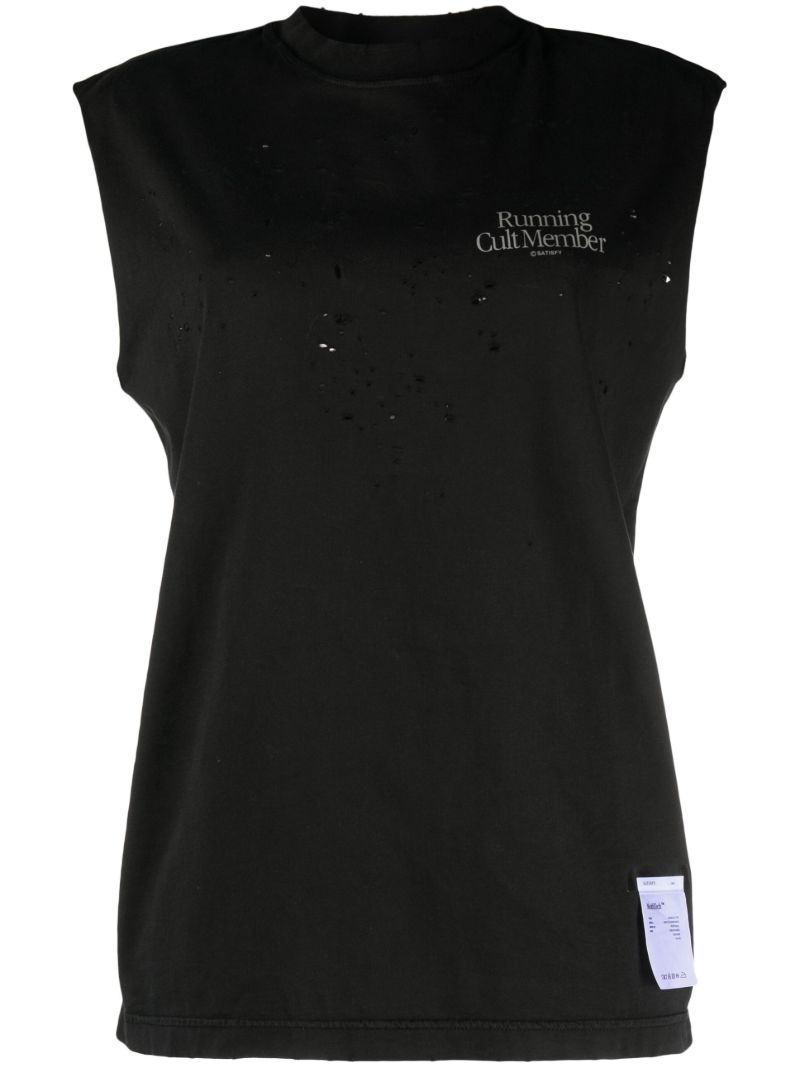 Black MothtechÃ¢â_x0080__x009e_Â¢ Sleeveless Tank Top