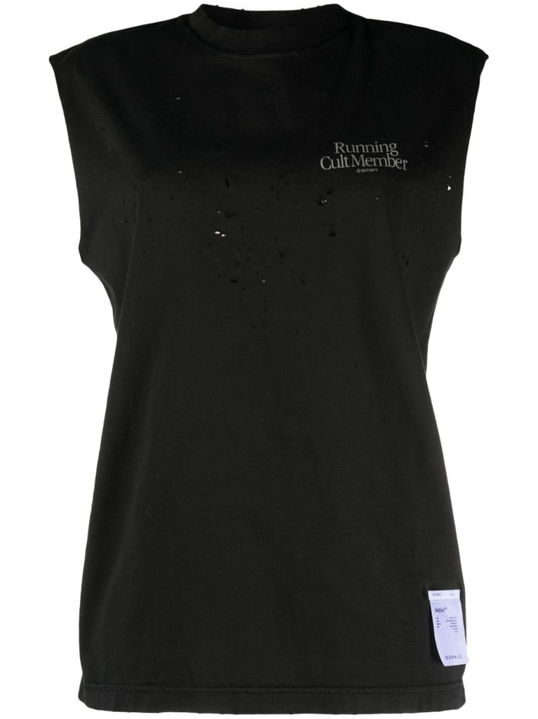 Black MothtechÃ¢â_x0080__x009e_Â¢ Sleeveless Tank Top