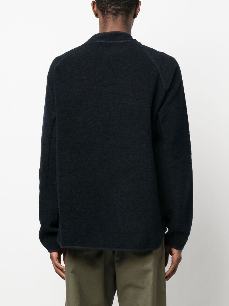 Blue Zip-up Fleece Jacket