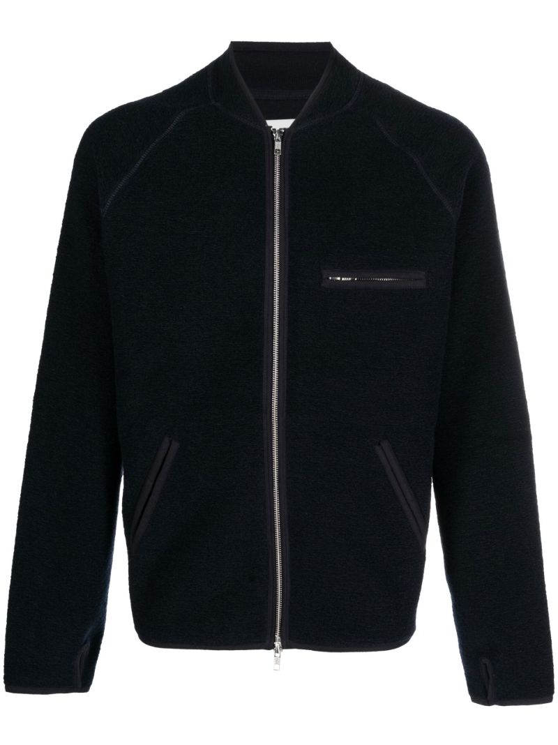 Blue Zip-up Fleece Jacket