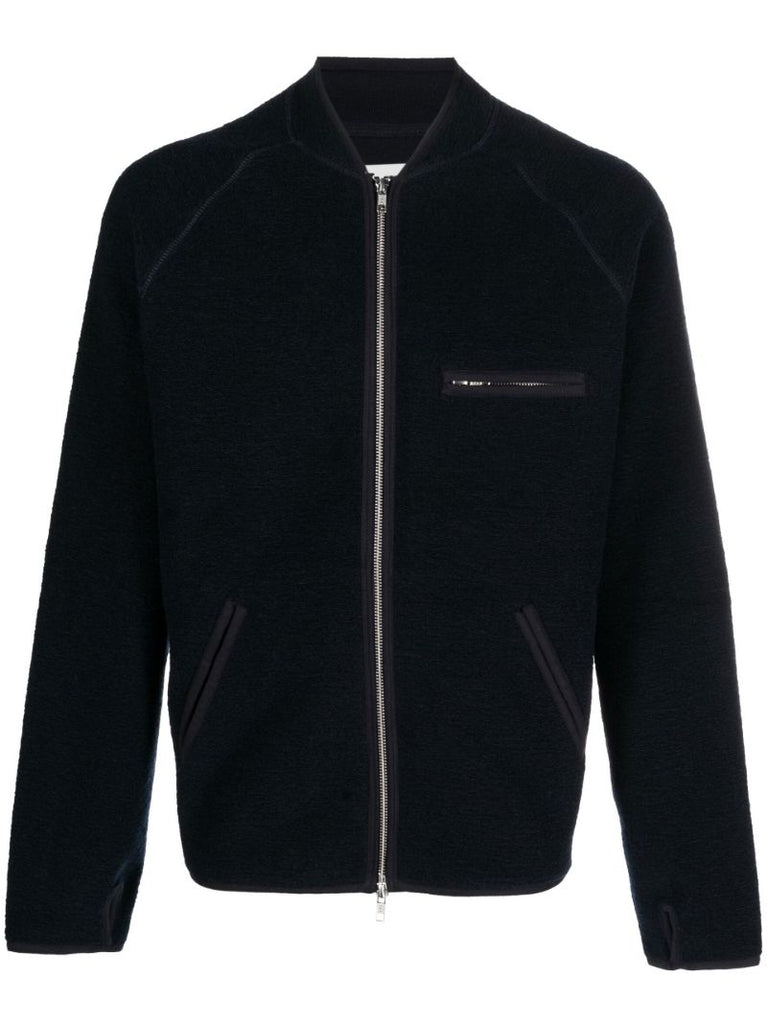 Blue Zip-up Fleece Jacket