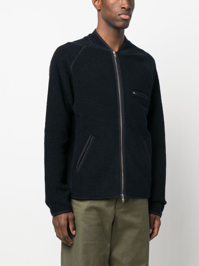 Blue Zip-up Fleece Jacket