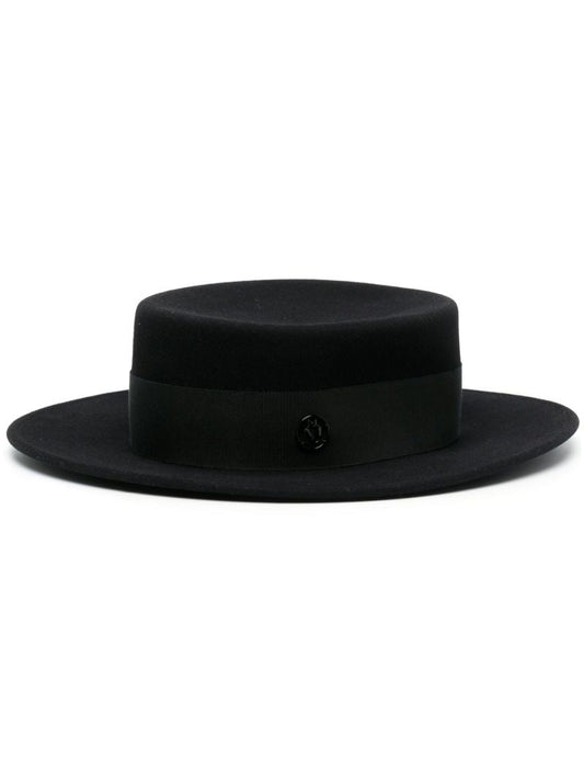Black Kiki Canotier Hat