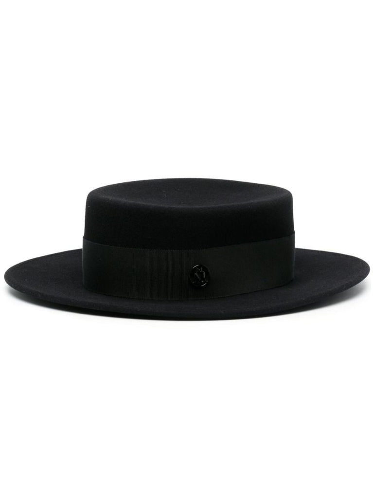 Black Kiki Canotier Hat