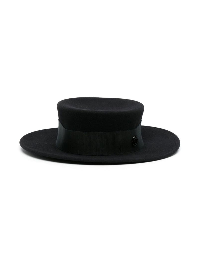 Black Kiki Canotier Hat