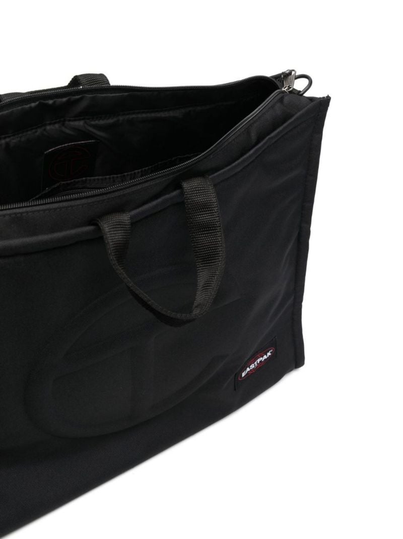 X Telfar Black Shopper Tote Backpack