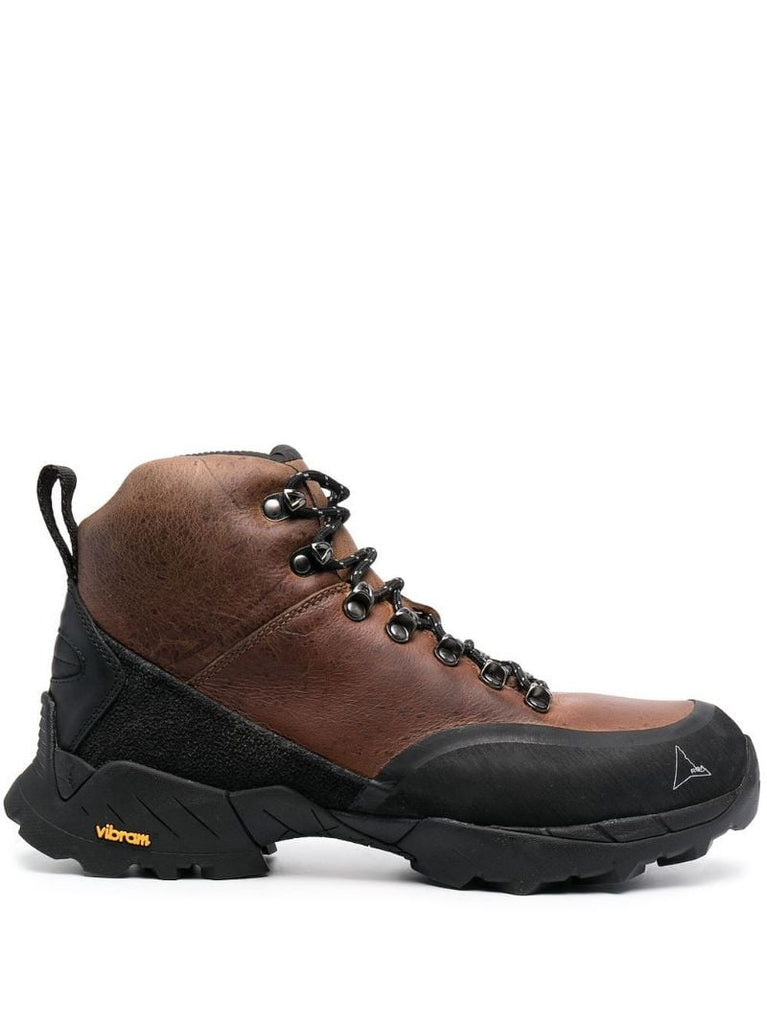 Brown Andreas Leather Ankle Boots
