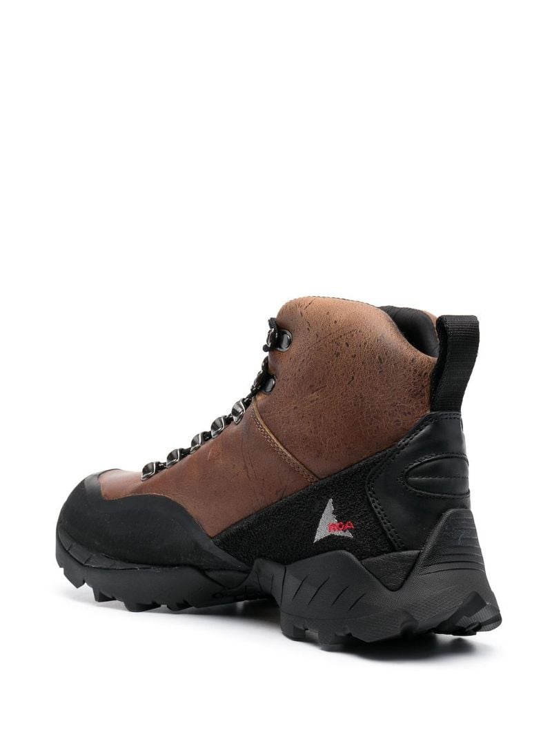 Brown Andreas Leather Ankle Boots