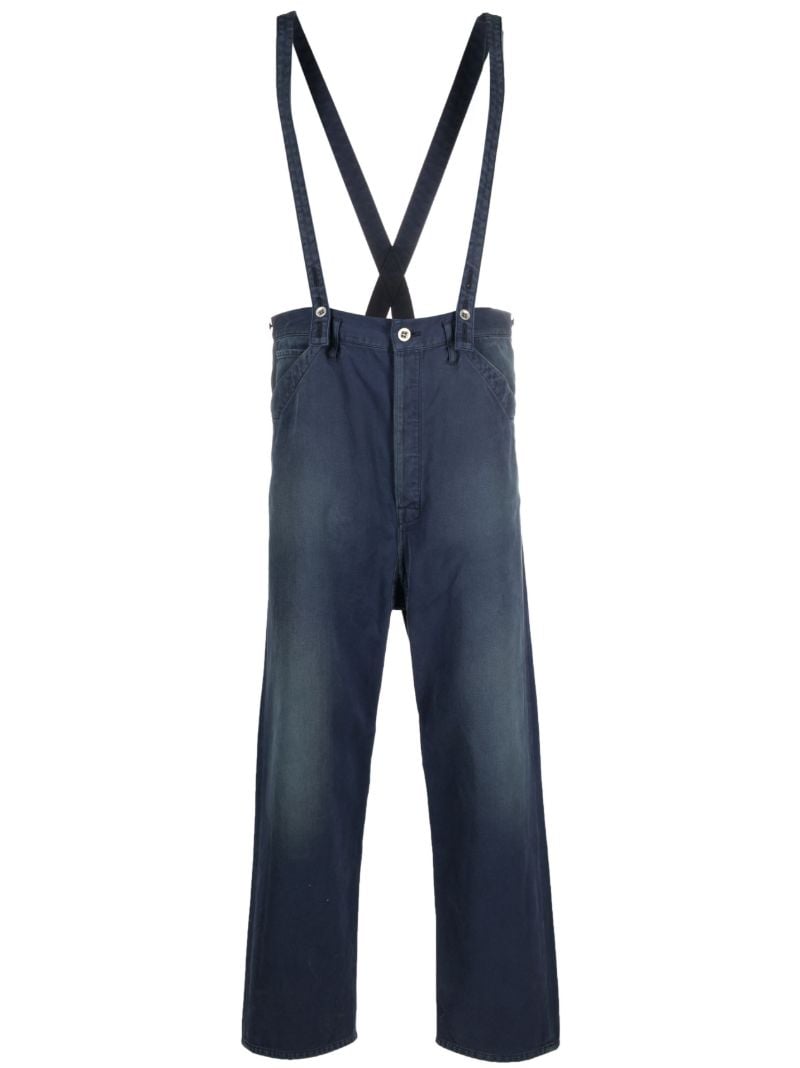 Indigo Blue Kafka Braces Trousers