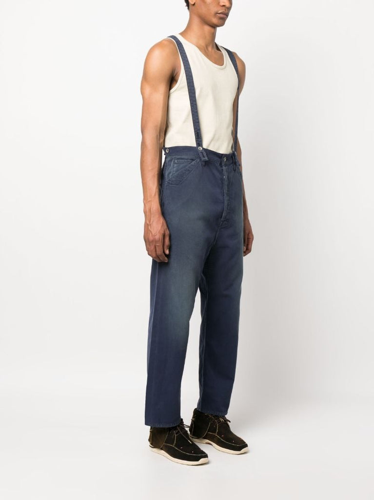 Indigo Blue Kafka Braces Trousers