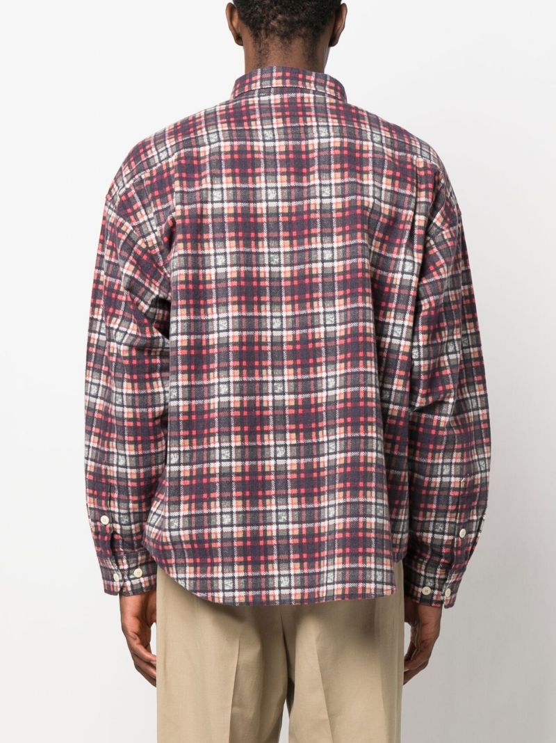 Red Pioneer Khadi Check Shirt