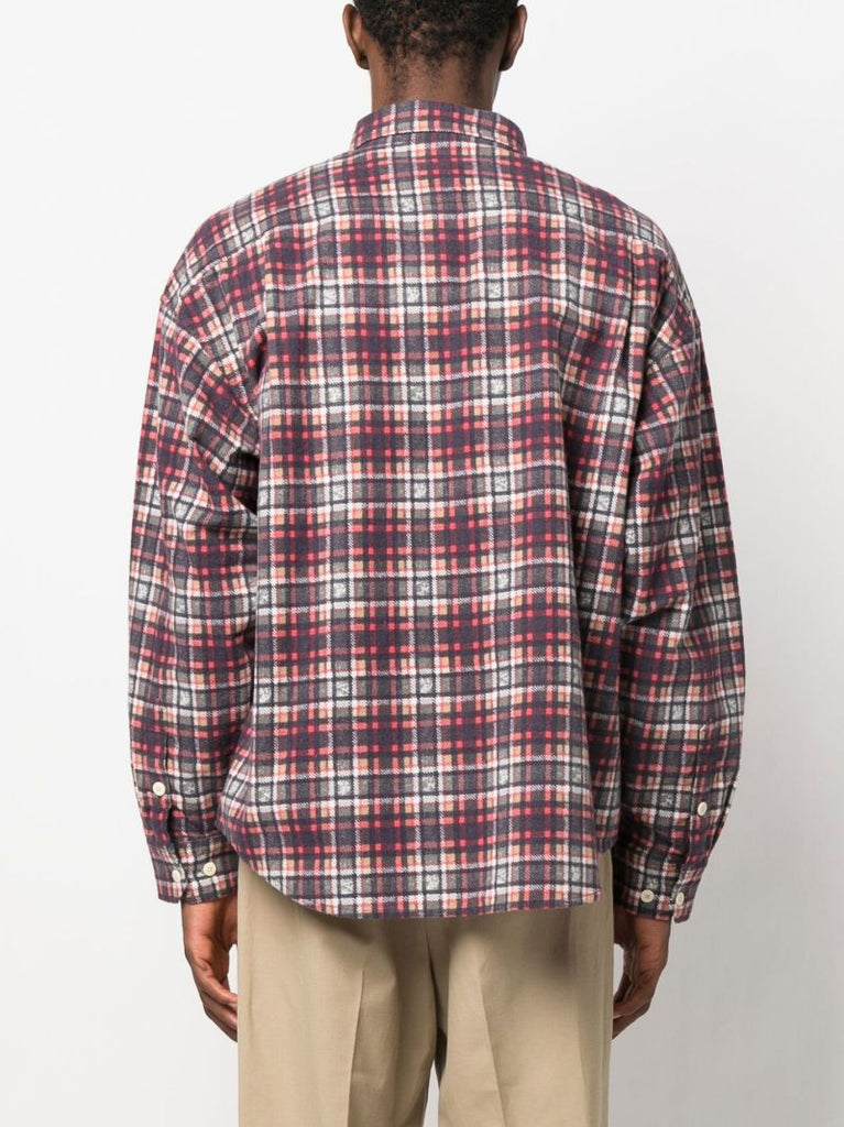 Red Pioneer Khadi Check Shirt