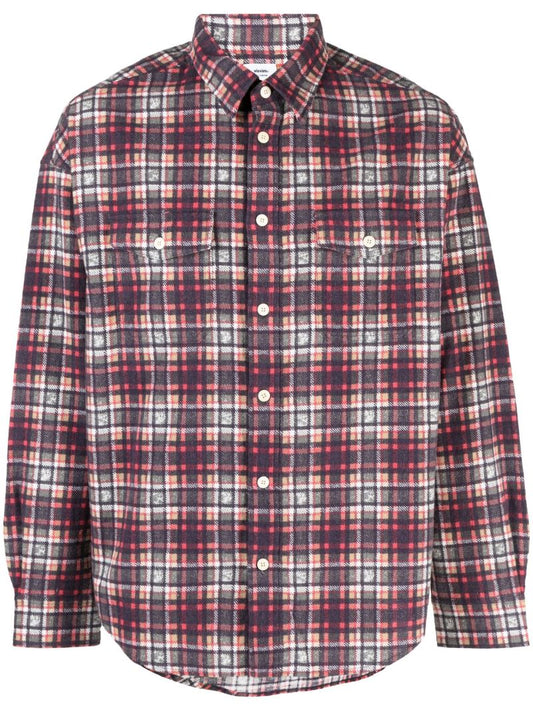 Red Pioneer Khadi Check Shirt