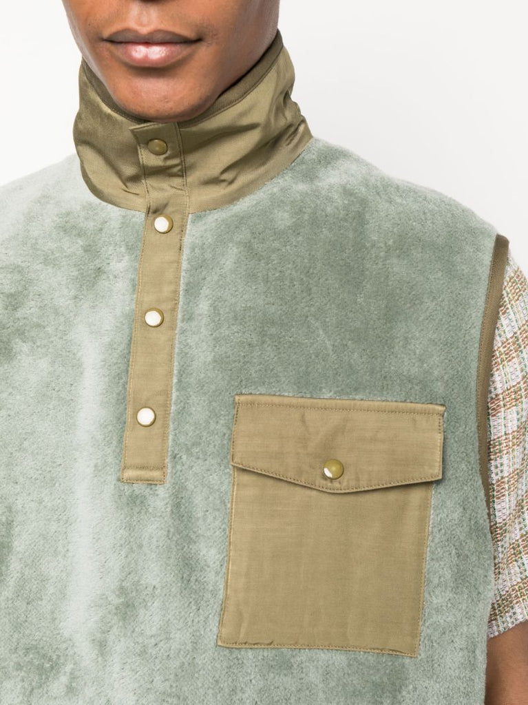 Light Green and Grey Barlow Gilet