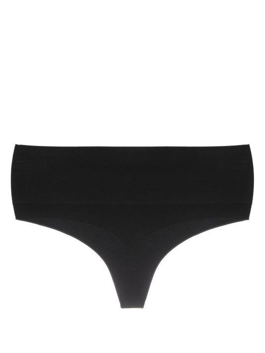 Black Ecocare High Waist Thong Set