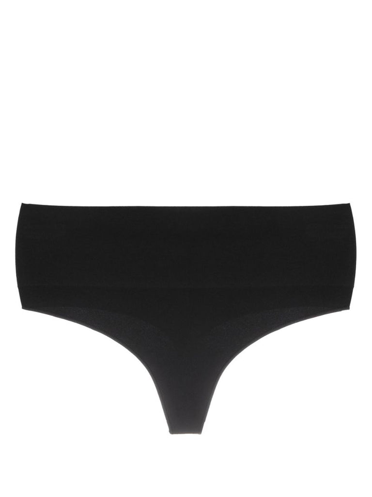 Black Ecocare High Waist Thong Set