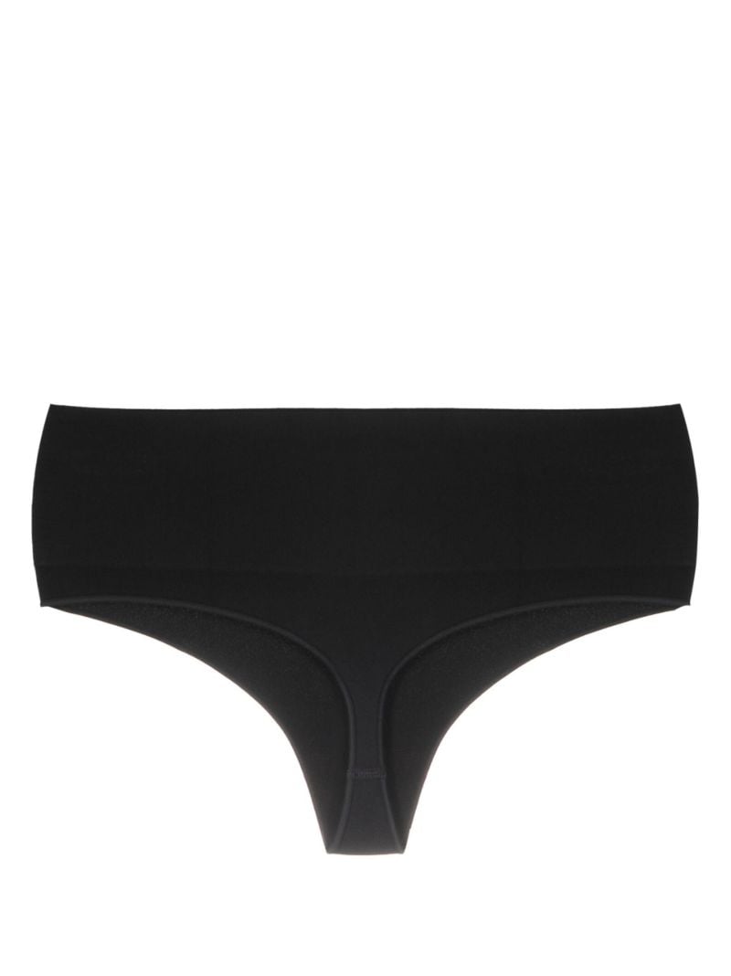 Black Ecocare High Waist Thong Set