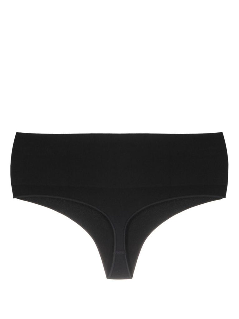 Black Ecocare High Waist Thong Set