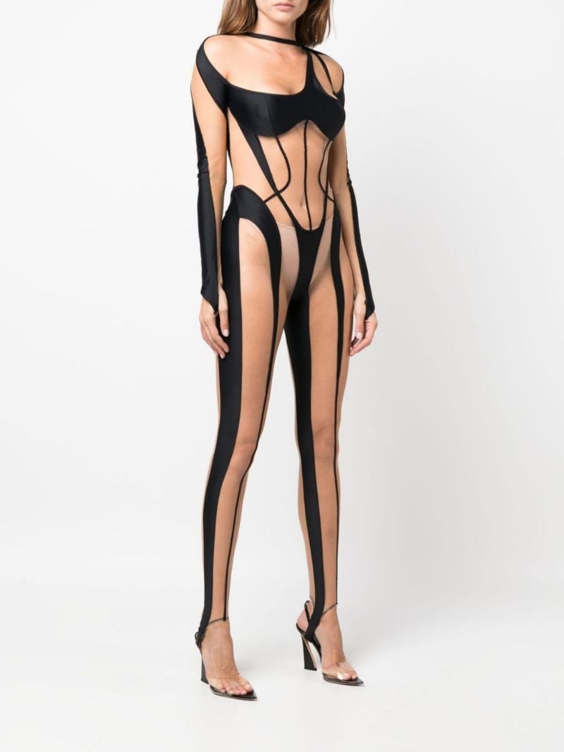 Black Illusion Sheer Jumpsuit